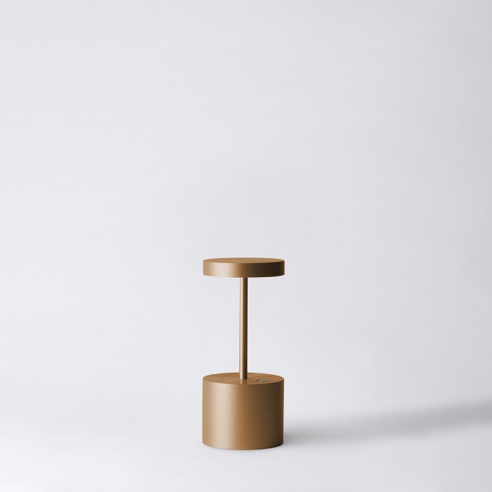 Lampe sans fil LUXCIOLE MINI bronze - Hisle - Valente Design
