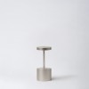 Lampe sans fil LUXCIOLE MINI argent - Hisle - Valente Design