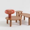 Lampes de table TERESA ambre - Kartell - Valente Design - sur table basse