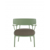 Fauteuil A.I. LOUNGE Bouclé Riccio gris - Kartell - Valente Design - de face