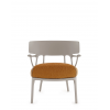 Fauteuil A.I. LOUNGE Bouclé Riccio orange - Kartell - Valente Design - de face