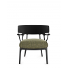 Fauteuil A.I. LOUNGE Texture vert structure noir - Kartell - Valente Design
