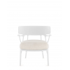 Fauteuil A.I. LOUNGE PANAMINO BASIC blanc structure blanc - Kartell - Valente Design - de face