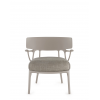 Fauteuil A.I. LOUNGE PANAMINO BASIC gris structure gris - Kartell - Valente Design - de face