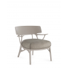 Fauteuil A.I. LOUNGE PANAMINO BASIC gris structure gris - Kartell - Valente Design