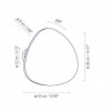 Dimension Applique Tria 05 Outdoor - Bover - Valente Design