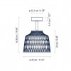 Dimension Plafonnier Soft PF/30 Outdoor - Bover - Valente Design