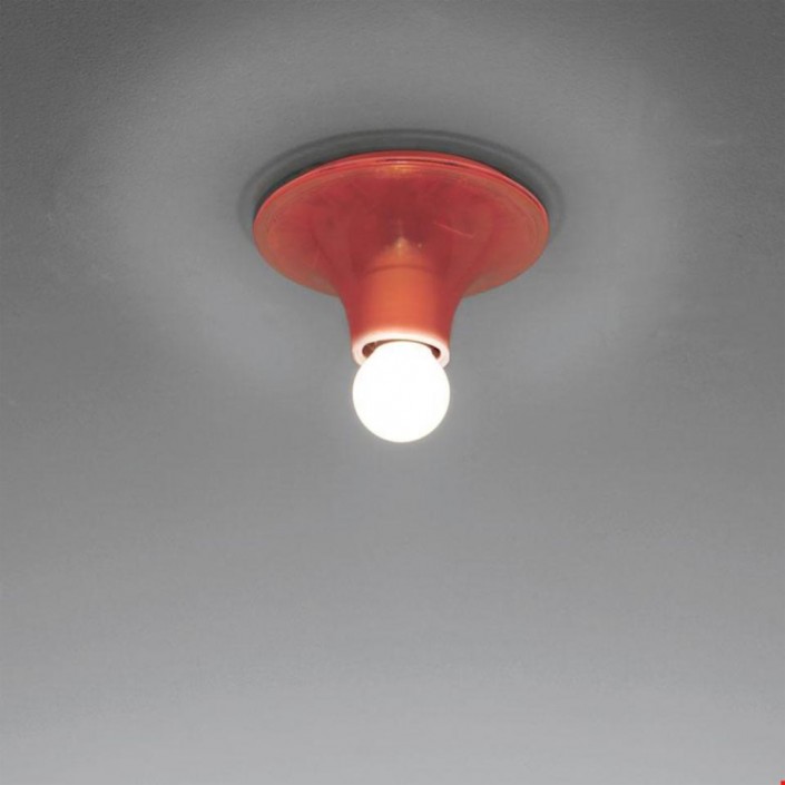 Plafonnier Teti - Orange transparent - Artemide - Valentedesign.com