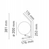 Dimension Lampe à poser IC T1 LOW 24K Gold Edition limitée - Flos - Valente Design