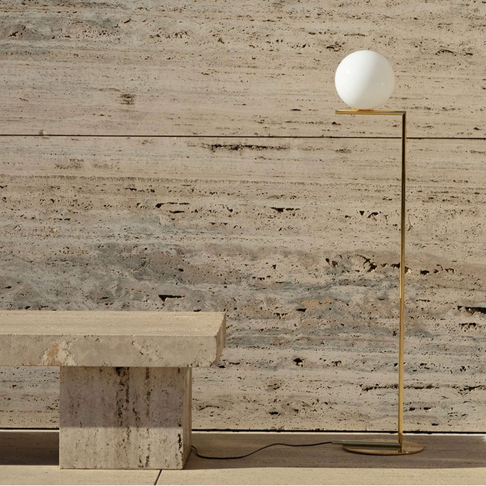 Lampadaire IC F1 24K Gold Edition limitée - Flos - Valente Design