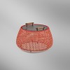 Table basse Nans Bag/38 Outdoor rouge - Bover - Valente Design