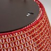 Table basse Nans Bag/38 Outdoor rouge - Bover - Valente Design