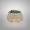 Table basse Nans Bag/38 Outdoor beige - Bover - Valente Design