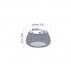 dimension Table basse Nans Bag/38/R Outdoor sans fil - Bover - Valente Design