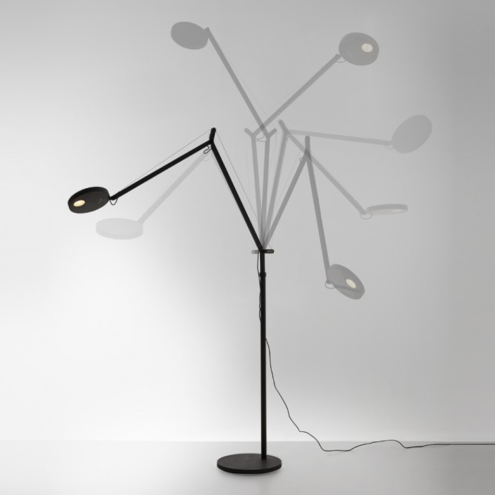 Lampadaire Demetra - Noir - Artemide - Valentedesign.com