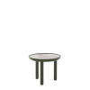 Table K-Top Kartell - mise en scène intérieur salon - petite table basse - Symphonie/vert