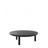 Table K-Top Kartell - mise en scène intérieur salon - Grande table basse - Noir Marquina / Noir