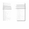 Sèche serviettes Solaris 1500w blanc brillant de la marque Fondis - Valente design
