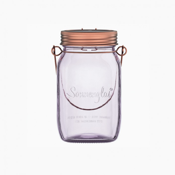 Lanterne solaire Lilac edition - Sonnenglas- photo en entier