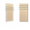 Sèche serviettes Solaris 1500w beige mat de la marque Fondis - Valente design