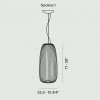 Suspension Spokes Ambient 1 - Foscarini - Schéma avec dimensions