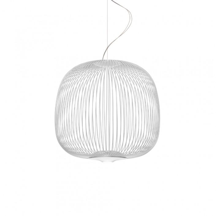 Spokes Ambient 2 midi - Foscarini - version blanc