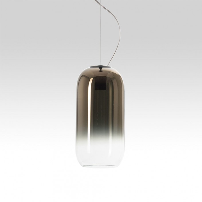 Suspension Gople - Noir/Bronze - Verre soufflé - Artemide - Valentedesign.com