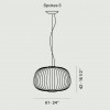 Spokes Ambient 3 - Foscarini -  schéma dimensions