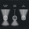 Spokes Ambient 2 & 3 - Foscarini -  Explication jeux de lumières grâce aux 2 LED