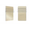 Sèche serviettes Solaris 63 1000w beige brillant de la marque Fondis - Valente Design