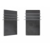 Sèche serviettes Solaris 63 1000w noir brillant de la marque Fondis - Valente Design