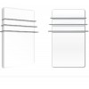 Sèche serviettes Solaris 63 1000w blanc mat de la marque Fondis - Valente Design