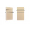Sèche serviettes Solaris 63 1000w beige mat de la marque Fondis - Valente Design