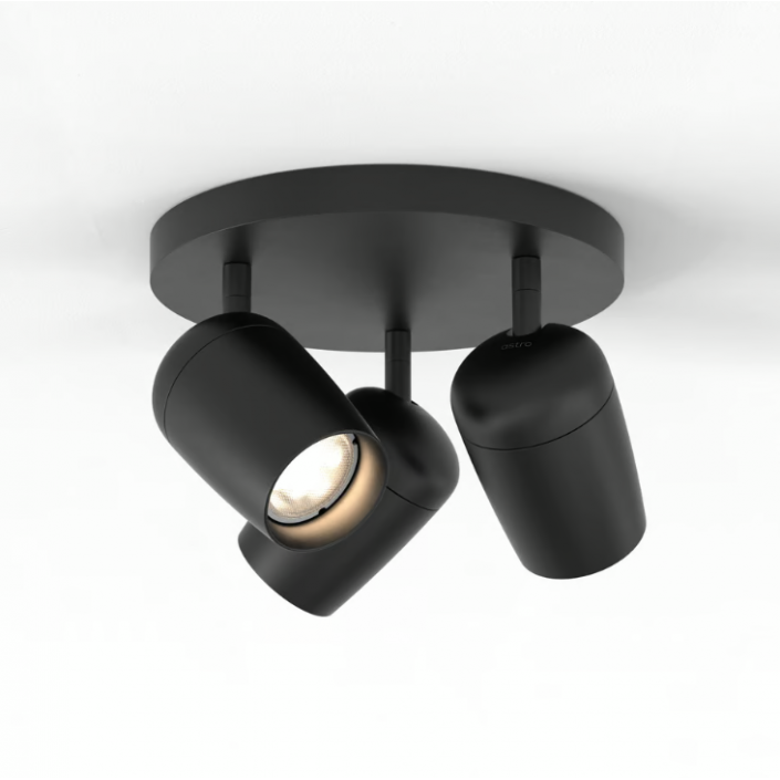 Plafonnier Koto Triple Round - Astro Lighting - Base noir mat zoom