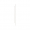 Kartell - miroir François Ghost - finition Plein Blanc - de profil