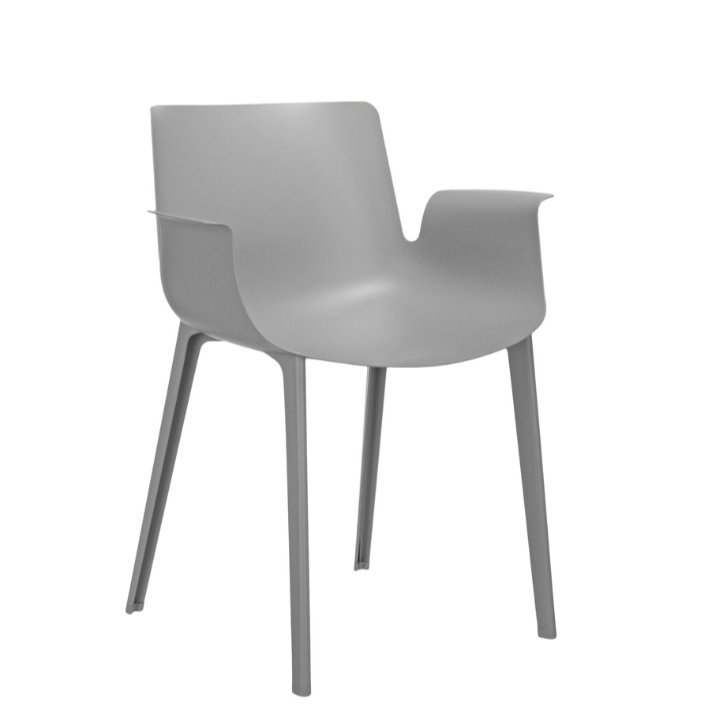 Kartell - Chaise Piuma - Finition Gris