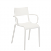Kartell- Chaise GENERIC A -  finition blanc