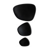 Kartell - Set plateau NAMASTE- Finition Noir - zoom détail de chaque assiette