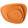 Kartell- Set plateau NAMASTE - Finition Orange - vue du dessus