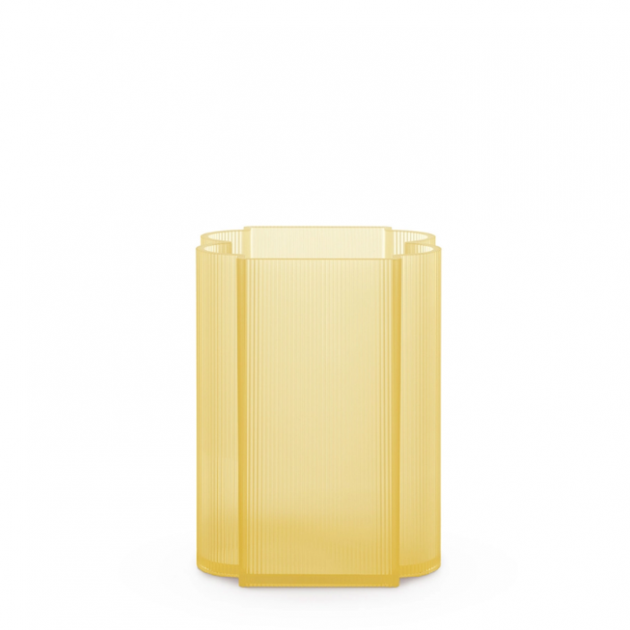 Vase OKRA - KARTELL - PETIT MODELE - JAUNE