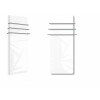 Sèche serviettes Solaris 45 1000w  blanc brillant de la marque Fondis - Valente Design