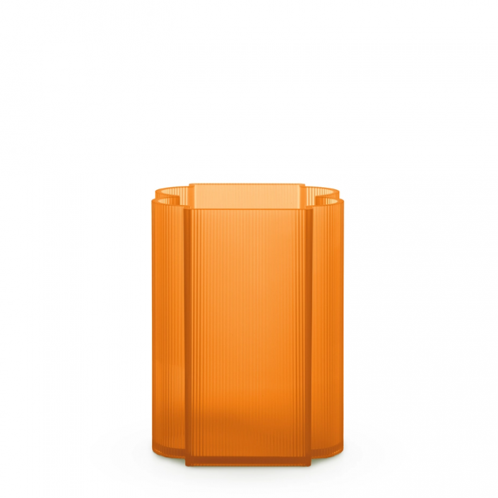 Vase OKRA - KARTELL - PETIT MODELE - ORANGE