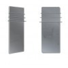 Sèche serviettes Solaris 45 1000w gris anthracite brillant de la marque Fondis - Valente Design