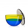 VASE SHIBUYA - KARTELL - FINITION GRIS JAUNE BLEU - OUVERT