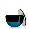 VASE SHIBUYA - KARTELL - FINITION GRIS FUME BLEU - OUVERT