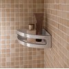 Posez ce porte savon d'angle de douche Elégance dans votre espace bain de la marque Keuco - en vente chez Valente Design