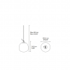 Suspensions Oblo' - Lodes - Schéma dimensions small