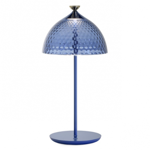 Lampe à poser Pumo - Kartell - Finition Bleu Ciel / Bleu