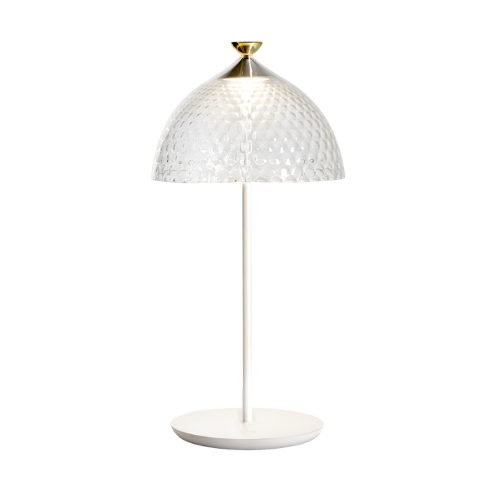 Lampe à poser PUMO - Kartell - Finition Blanc transparent