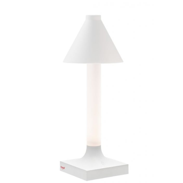 Lampe sans fil Goodnight - Kartell- Finition Blanc mat